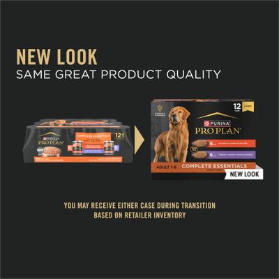 Show full view: Purina Pro Plan Complete Essentials Variety Pack Grain-Free Canned Dog Food, 13-oz, case of 12 slide 3 of 12
