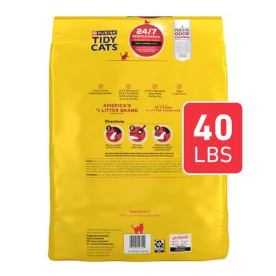 Show full view: Tidy Cats 24/7 Performance Scented Non-Clumping Cat Litter, 40-lb bag slide 3 of 12