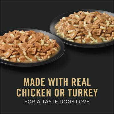 Show full view: Purina Pro Plan Weight Control Variety Pack Adult High Protein Chicken, Rice & Turkey Canned Dog Food, 13-oz can, case of 12 slide 4 of 12