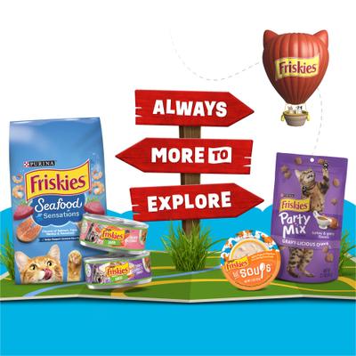 Show full view: Friskies All-Star Favorites Variety Pack Lickable Gravy Cat Food Complement, case of 8 slide 9 of 12