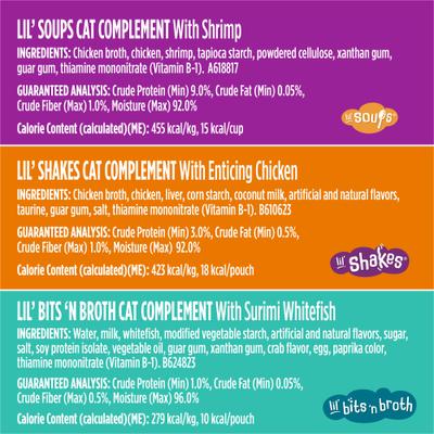 Show full view: Friskies All-Star Favorites Variety Pack Lickable Gravy Cat Food Complement, case of 8 slide 7 of 12