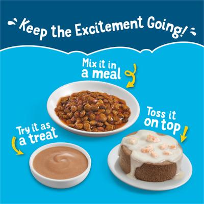 Show full view: Friskies All-Star Favorites Variety Pack Lickable Gravy Cat Food Complement, case of 8 slide 6 of 12