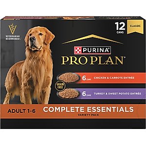 Purina Pro Plan Complete Essentials Entrees Wet Dog Food Variety Pack