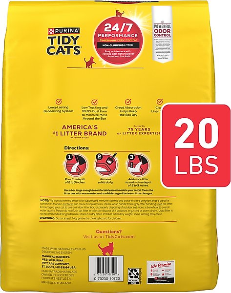 Tidy Cats 24/7 Performance Scented Non-Clumping Cat Litter