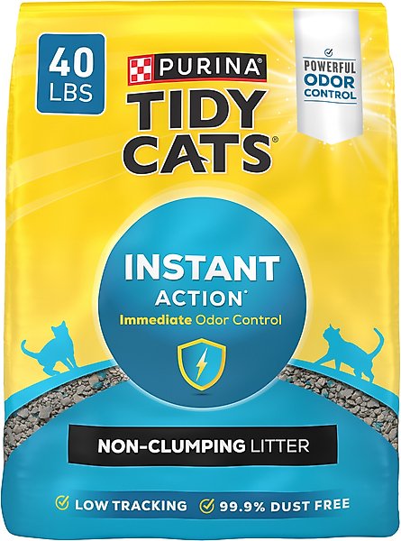 TIDY CATS Instant Action Unscented Non-Clumping Clay Cat Litter