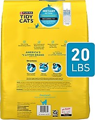 Tidy Cats Instant Action Non-Clumping Clay Cat Litter, 20-lb bag slide 2 of 7