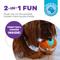 Show in main carousel: Outward Hound Big Mouthz Interactive Plush Puzzle with Treat Ball, Clown Fish Dog Toy, Orange slide 3 of 11