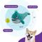 Show in main carousel: Nina Ottosson by Outward Hound Big Mouthz Interactive Plush Dog Puzzle with Treat Ball, Whale, Blue slide 3 of 9