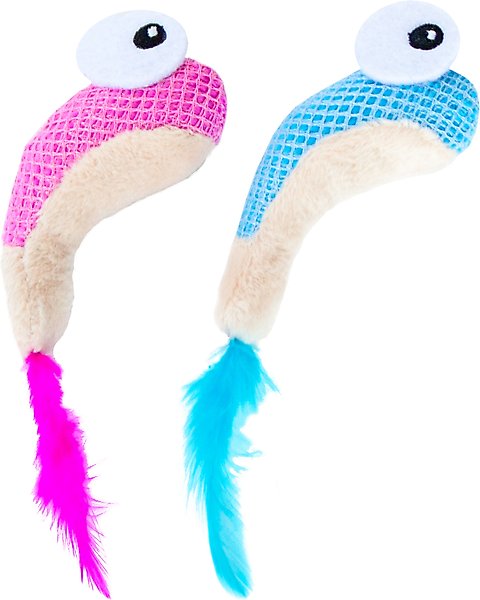 Show full view: Catstages Dental Shrimpies Cat Chew Toy with Catnip, 2 count slide 1 of 11