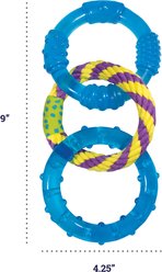 Pupstages ORKA Dental Links Dog Chew Toy with Rope for Teeth Cleaning slide 2 of 9