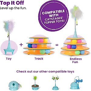 Catstages Tower of Tracks Cat Toy