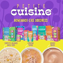 Petite Cuisine Lickables Tuna in Creamy Gravy Wet Cat Treats, 2-oz pouch, case of 12 slide 2 of 7
