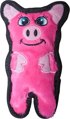 Show full view: Outward Hound Durablez Minis Pig Tough Squeaky Dog Plush Toy, Pink, X-Small slide 7 of 11