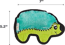 Outward Hound Durablez Tough Plush Dog Toy, Hedgehog, X-Small slide 2 of 6