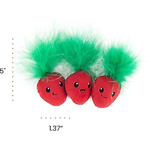 Catstages Straw-Babies Catnip Dental Cat Toy, 3 count