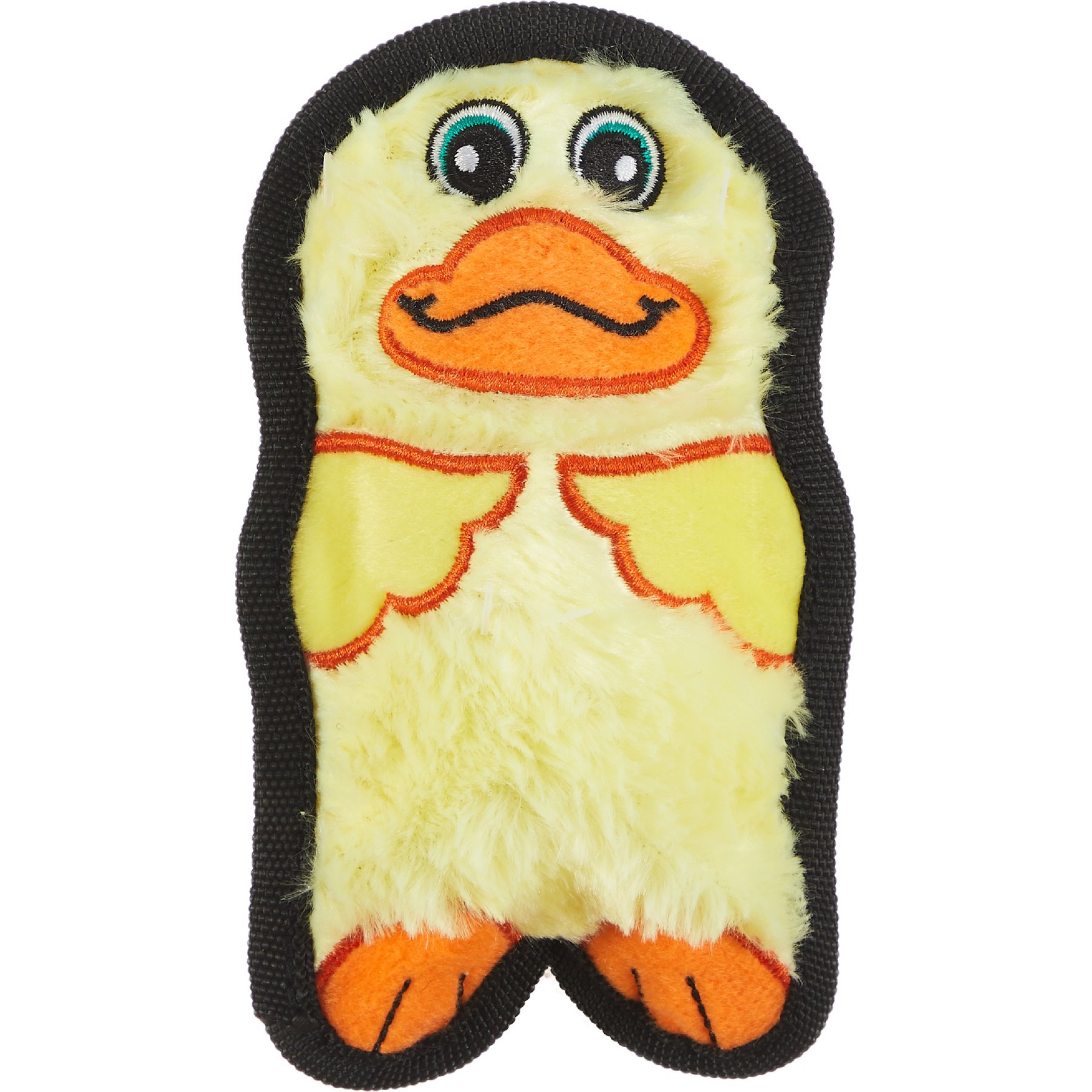 Outward Hound Durablez Minis Duck Tough Squeaky Dog Plush Toy, Yellow, X-Small