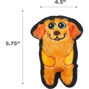 Outward Hound Durablez Tough Plush Dog Toy, Orange, X-Small