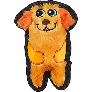 OUTWARD HOUND Durablez Tough Plush Dog Toy, Orange, X-Small
