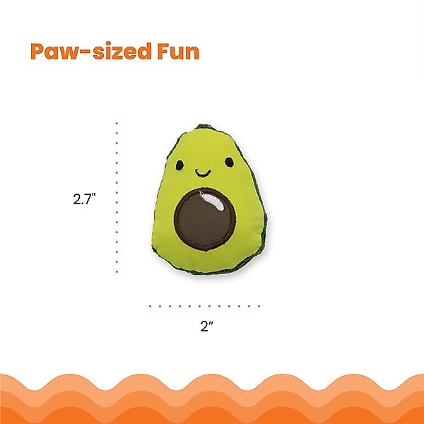 Show full view: Catstages Lil' Avocato Cat Toy with Catnip slide 5 of 11