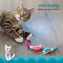 Catstages Dental Shrimpies Cat Chew Toy with Catnip, Multicolor slide 2 of 9