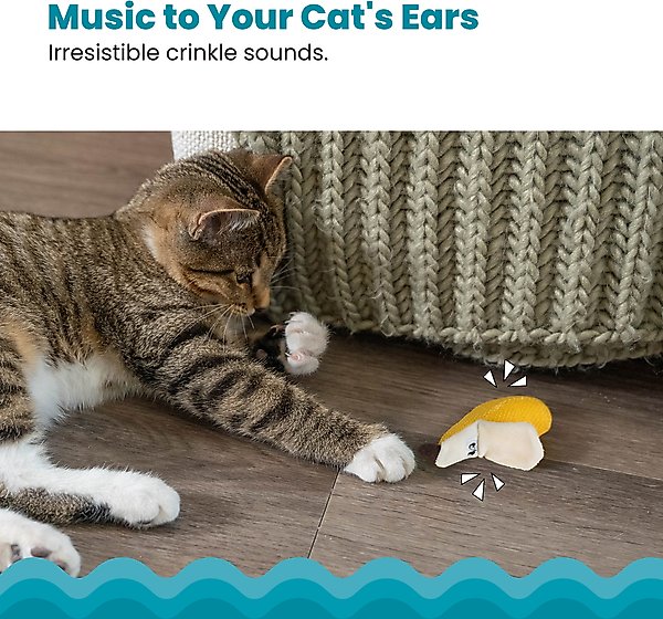 Show full view: Catstages Dental Banana Cat Chew Toy with Catnip slide 4 of 11