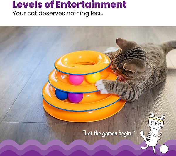 Show full view: Catstages Tower of Tracks Cat Toy slide 2 of 12