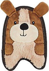 Outward Hound Durablez Puppy Tough Plush Dog Toy, Brown, X-Small