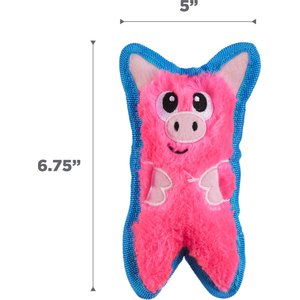 Outward Hound Durablez Tough Plush Dog Toy, Pink, X-Small