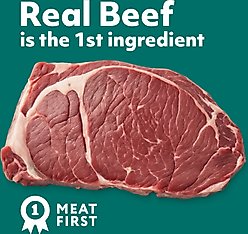 Optimeal Digestive Support Grain-Free Tender Morsels with Beef & Rabbit in Savory Sauce Adult Cat Food, 3-oz pouch, case of 12 slide 2 of 6