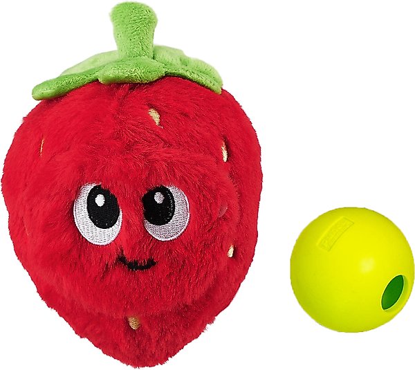 Show full view: Nina Ottosson by Outward Hound Fruity Findz Interactive Plush Puzzle Dog Toy slide 1 of 9