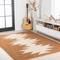 Show in main carousel: JONATHAN Y Chayton Minimalist Geometric Machine-Washable Runner Dog & Cat Rug, Terracotta/Cream, 5 x 8-ft slide 7 of 9