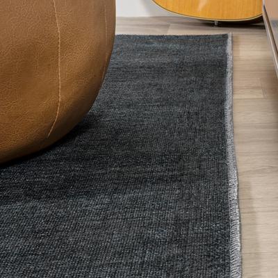 Show full view: JONATHAN Y Adriel Geometric Medallion Machine-Washable Dog & Cat Area Rug, Black/Cream, 2 x 8-ft slide 8 of 9