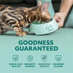 Optimeal Grain-Free Variety Pack Savory Protein Selection Chicken, Turkey & Beef Wet Cat Food, 3-oz pouch, case of 12 slide 2 of 5