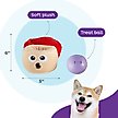 Show in main carousel: Nina Ottosson by Outward Hound Snack Palz Interactive Plush Puzzle Dog Toy slide 3 of 11