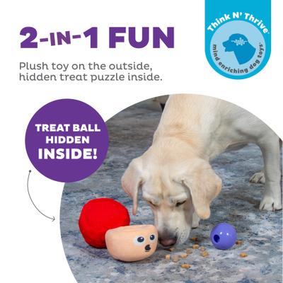 Show full view: Nina Ottosson by Outward Hound Snack Palz Interactive Plush Puzzle Dog Toy slide 2 of 11