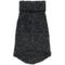Show in main carousel: Barefoot Dreams CozyChic Ribbed Dog Sweater, Heathered Carbon/Black, X-Small slide 2 of 3