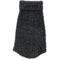 Show in main carousel: Barefoot Dreams CozyChic Ribbed Dog Sweater, Heathered Carbon/Black, X-Small slide 1 of 3