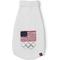 Show in main carousel: Barefoot Dreams CozyChic Team USA Flag Olympic Ring Dog Sweater, Pearl Multi, X-Small slide 1 of 2
