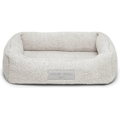 Barefoot Dreams Barefoot Dreams CozyChic Dog Bed, Pearl/Silver, Small