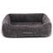 Show in main carousel: Barefoot Dreams CozyChic Dog Bed, Carbon/Black, Small slide 1 of 2