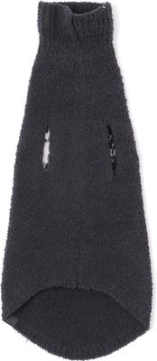 Show full view: Barefoot Dreams CozyChic Skull Dog Sweater, Carbon/Almond, Small slide 2 of 3