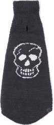 Barefoot Dreams CozyChic Skull Dog Sweater, Carbon/Almond, Small