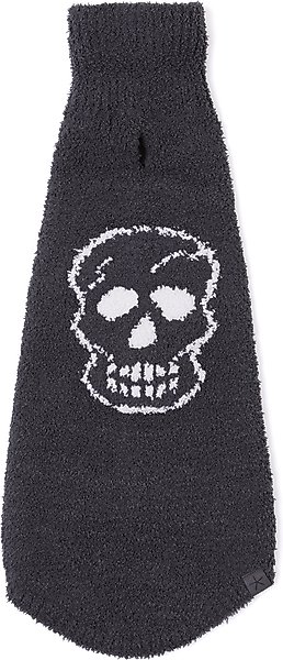 Show full view: Barefoot Dreams CozyChic Skull Dog Sweater, Carbon/Almond, X-Large slide 1 of 3