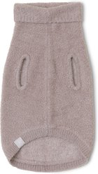 Barefoot Dreams CozyChic Lite Malibu Dog Sweater, Taupe/Cream, X-Large slide 2 of 2