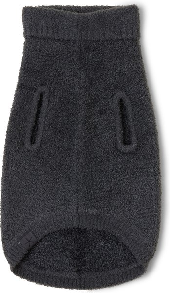 Show full view: Barefoot Dreams CozyChic Lite Malibu Dog Sweater, Carbon/Black, XX-Large slide 2 of 2