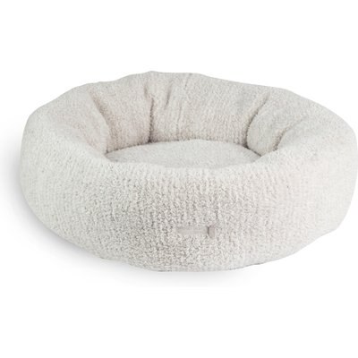 Barefoot Dreams Barefoot Dreams CozyChic Round Dog Bed, Pearl/Silver, Small