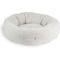 Show in main carousel: Barefoot Dreams CozyChic Round Dog Bed, Pearl/Silver, Medium slide 1 of 1