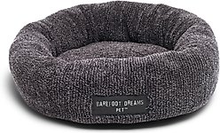 Barefoot Dreams CozyChic Round Dog Bed, Carbon/Black, Small