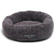Show in main carousel: Barefoot Dreams CozyChic Round Dog Bed, Carbon/Black, Small slide 1 of 1
