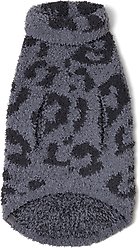 Barefoot Dreams CozyChic Barefoot in the Wild Dog Sweater, Graphite/Carbon, Small slide 2 of 2